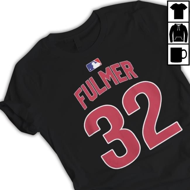 #32 Michael Fulmer Chicago Cubs Mens Replica Alt Logo Shirt