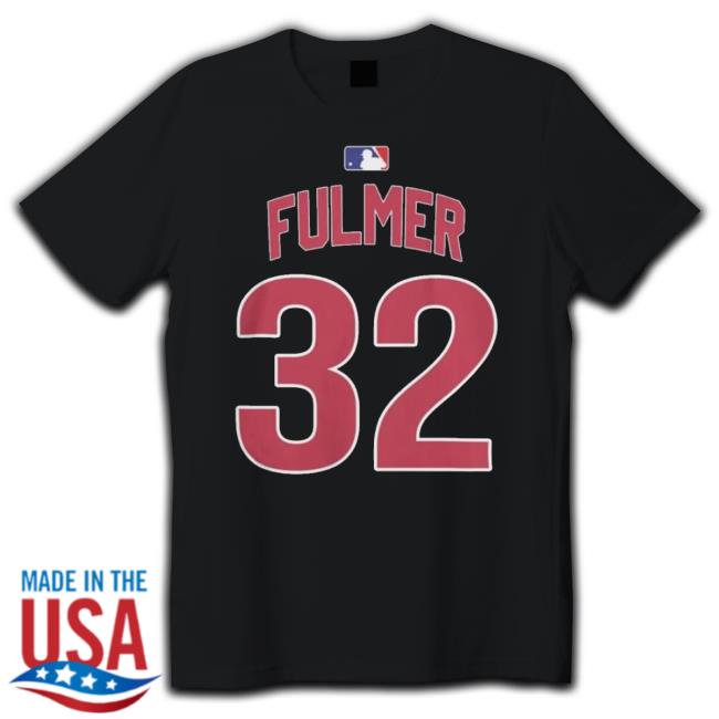#32 Michael Fulmer Chicago Cubs Mens Replica Alt Logo Shirt #32 Michael Fulmer Chicago Cubs Mens Replica Alt Logo Shirt
